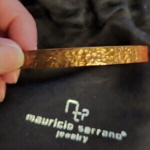 MAURICIO SERRANO X Mayenda copper slip on bracelet NWOT